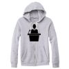 Adult Triblend Full-Zip Fleece Hooded Sweatshirt Thumbnail