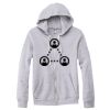 Adult Triblend Full-Zip Fleece Hooded Sweatshirt Thumbnail