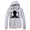 Adult Triblend Full-Zip Fleece Hooded Sweatshirt Thumbnail