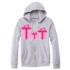 Adult Triblend Full-Zip Fleece Hooded Sweatshirt Thumbnail