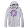Adult Triblend Full-Zip Fleece Hooded Sweatshirt Thumbnail