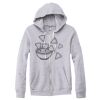 Adult Triblend Full-Zip Fleece Hooded Sweatshirt Thumbnail