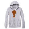 Adult Triblend Full-Zip Fleece Hooded Sweatshirt Thumbnail