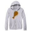 Adult Triblend Full-Zip Fleece Hooded Sweatshirt Thumbnail
