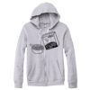 Adult Triblend Full-Zip Fleece Hooded Sweatshirt Thumbnail
