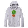 Adult Triblend Full-Zip Fleece Hooded Sweatshirt Thumbnail