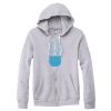 Adult Triblend Full-Zip Fleece Hooded Sweatshirt Thumbnail