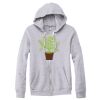 Adult Triblend Full-Zip Fleece Hooded Sweatshirt Thumbnail