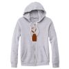 Adult Triblend Full-Zip Fleece Hooded Sweatshirt Thumbnail