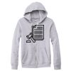 Adult Triblend Full-Zip Fleece Hooded Sweatshirt Thumbnail