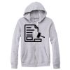 Adult Triblend Full-Zip Fleece Hooded Sweatshirt Thumbnail
