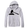 Adult Triblend Full-Zip Fleece Hooded Sweatshirt Thumbnail