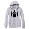 Adult Triblend Full-Zip Fleece Hooded Sweatshirt Thumbnail