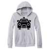 Adult Triblend Full-Zip Fleece Hooded Sweatshirt Thumbnail
