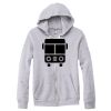 Adult Triblend Full-Zip Fleece Hooded Sweatshirt Thumbnail