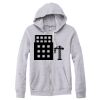 Adult Triblend Full-Zip Fleece Hooded Sweatshirt Thumbnail