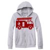Adult Triblend Full-Zip Fleece Hooded Sweatshirt Thumbnail