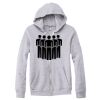 Adult Triblend Full-Zip Fleece Hooded Sweatshirt Thumbnail