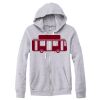 Adult Triblend Full-Zip Fleece Hooded Sweatshirt Thumbnail