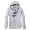 Adult Triblend Full-Zip Fleece Hooded Sweatshirt Thumbnail
