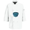 Eight Pearl Button Chef Coat with Thermometer Pocket Thumbnail